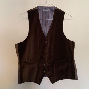 Brown Suit Vest